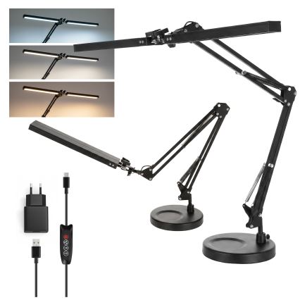 Brilagi - Dimeriuojama LED stalinė lempa VARIO LED/15W/230V 3000-6000K juoda