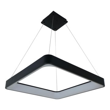 Brilagi - Dimeriuojama liustra ant troselio FALCON II LED/125W/230V 3000-6500K 60x60 cm juoda + nuotolinis valdymas