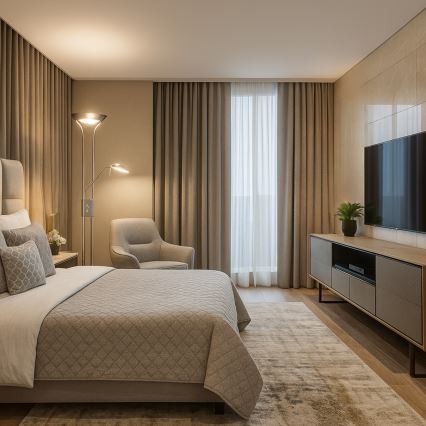 Brilagi - Reguliuojamas toršeras SCARLETT 1xR7s/230W/230V + 1xG9/40W, matinis chromas