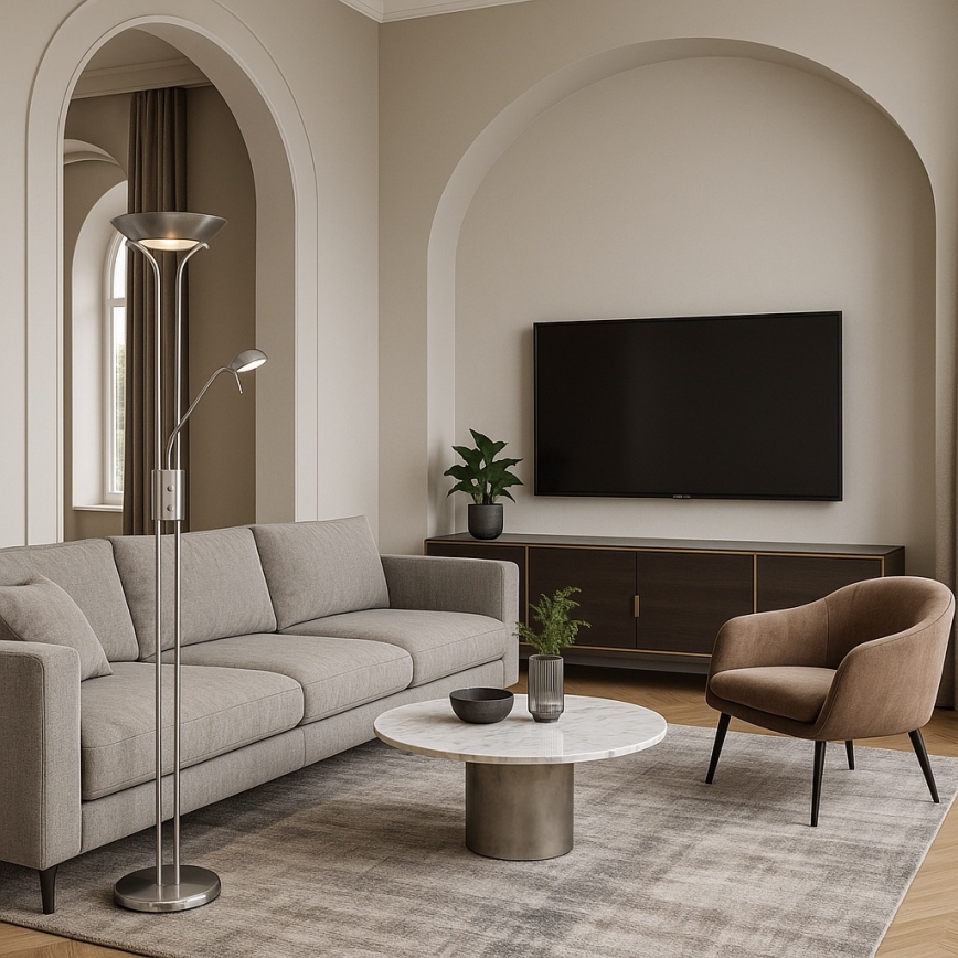 Brilagi - Reguliuojamas toršeras SCARLETT 1xR7s/230W/230V + 1xG9/40W, matinis chromas