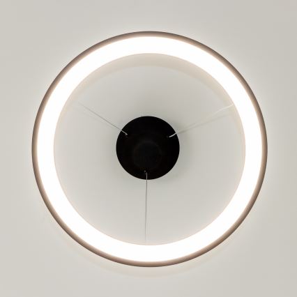 Brilagi - dimeriuojamas LED pakabinamas šviestuvas ant laido FALCON SLIM LED/42W/230V 3000-6500K Ø 50 cm juodas + nuotolinio valdymo pultas