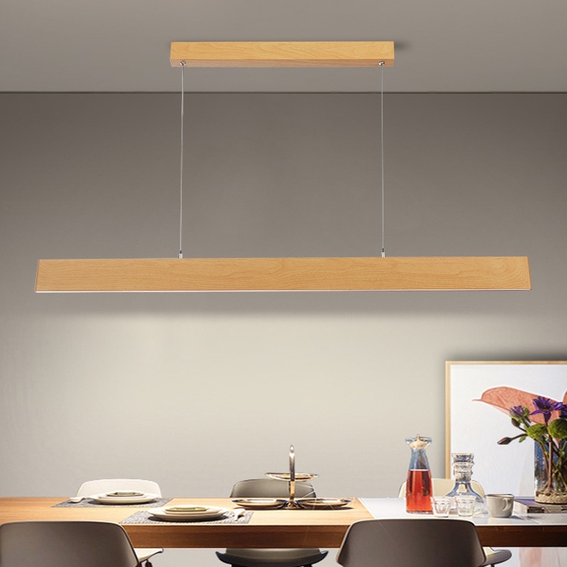 Brilagi - dimeriuojamas LED liustras ant laido SLIMLINE LED/40W/230V 3000-6000K ąžuolo dekoras + nuotolinis valdymas