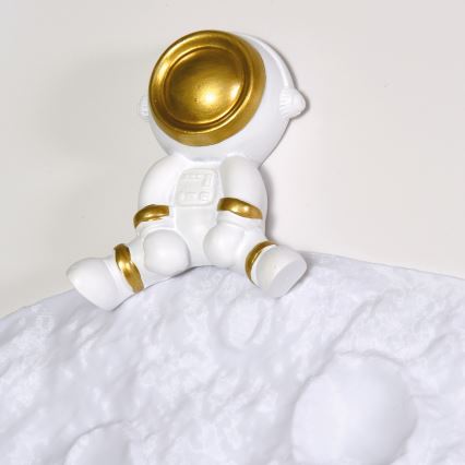 Brilagi – reguliuojamas LED vaikų lubinis šviestuvas ASTRO, 20 W, 230 V, skersmuo 50 cm, 3000–6000 K, astronauto motyvas, su nuotoliniu valdymu