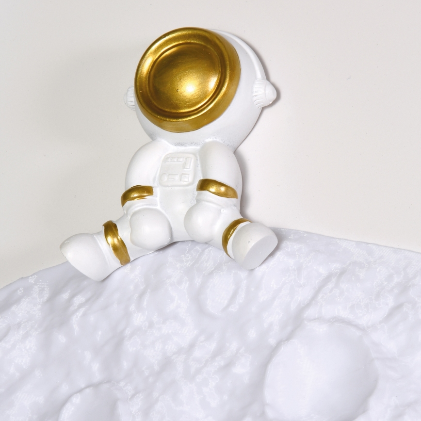 Brilagi – reguliuojamas LED vaikų lubinis šviestuvas ASTRO, 20 W, 230 V, skersmuo 50 cm, 3000–6000 K, astronauto motyvas, su nuotoliniu valdymu