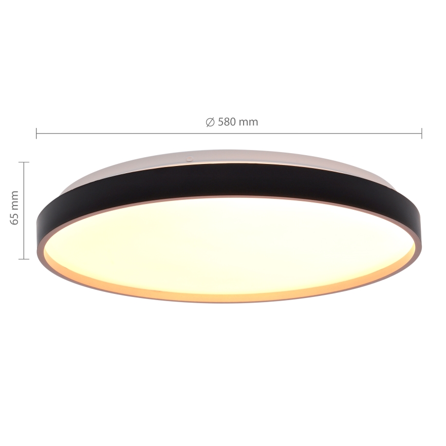 Brilagi - Reguliuojamas LED lubinis šviestuvas CALA LED/60W/230V 3000-6500K skersmuo 58 cm + nuotolinio valdymo pultas