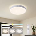 Brilagi - Dimeriuojamas LED lubinis šviestuvas CORVO LED/72W/230V 3000-6000K, baltas, Ø 50 cm + nuotolinio valdymo pultas