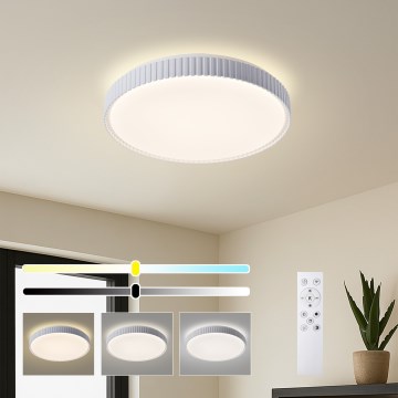 Brilagi - Dimeriuojamas LED lubinis šviestuvas CORVO LED/72W/230V 3000-6000K, baltas, Ø 50 cm + nuotolinio valdymo pultas