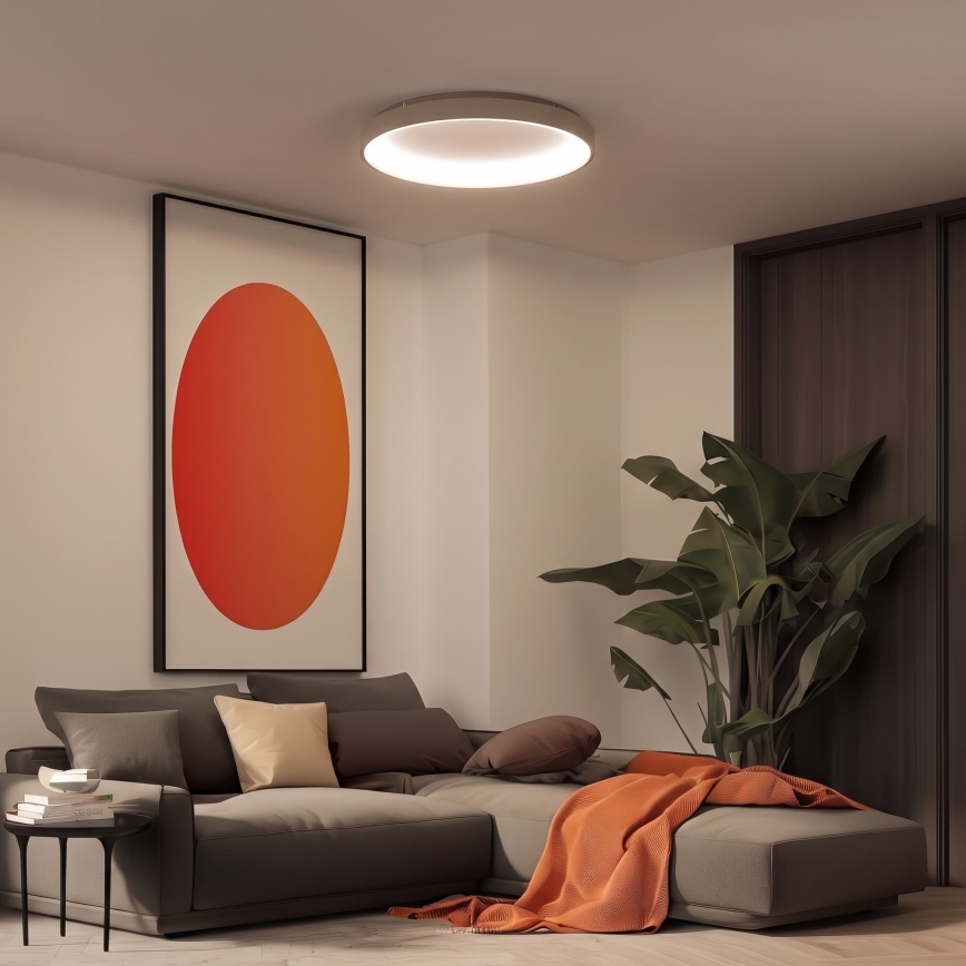 BRILAGI - Dimeriuojamas LED lubinis šviestuvas FALCON II LED/108W/230V 3000-6500K Ø 80 cm baltas/smėlinis + nuotolinis valdymas