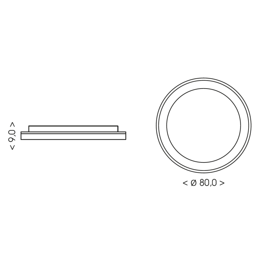 BRILAGI - Dimeriuojamas LED lubinis šviestuvas FALCON II LED/108W/230V 3000-6500K Ø 80 cm baltas/smėlinis + nuotolinis valdymas