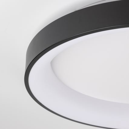 Brilagi - dimeriuojamas LED lubinis šviestuvas FALCON II LED/99W/230V 3000-6500K skersmuo 60 cm juodas + nuotolinis valdymas