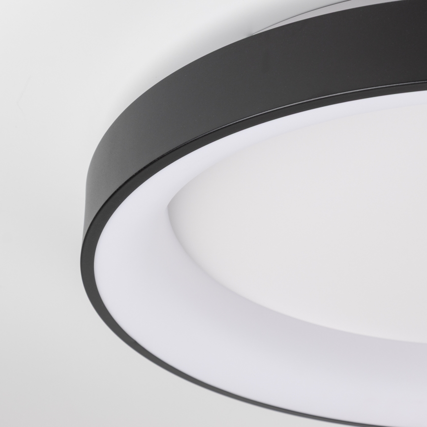 Brilagi - dimeriuojamas LED lubinis šviestuvas FALCON II LED/99W/230V 3000-6500K skersmuo 60 cm juodas + nuotolinis valdymas