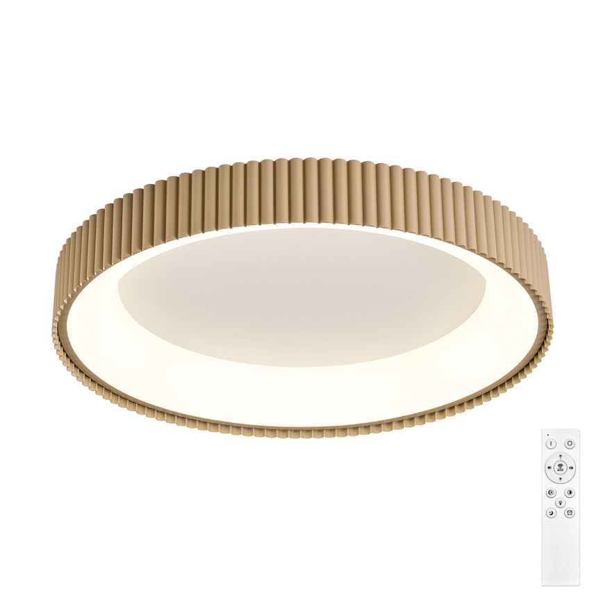 BRILAGI - Dimeriuojamas LED lubų šviestuvas FALCON MODERN LED/54W/230V 3000-6500K 60 cm smėlio spalvos + su nuotolinio valdymo pultu