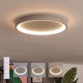 BRILAGI - dimeriuojamas LED lubinis šviestuvas FALCON SLIM LED/42W/230V 3000-6500K skersmuo 50 cm smėlio spalvos + su nuotoliniu pulteliu