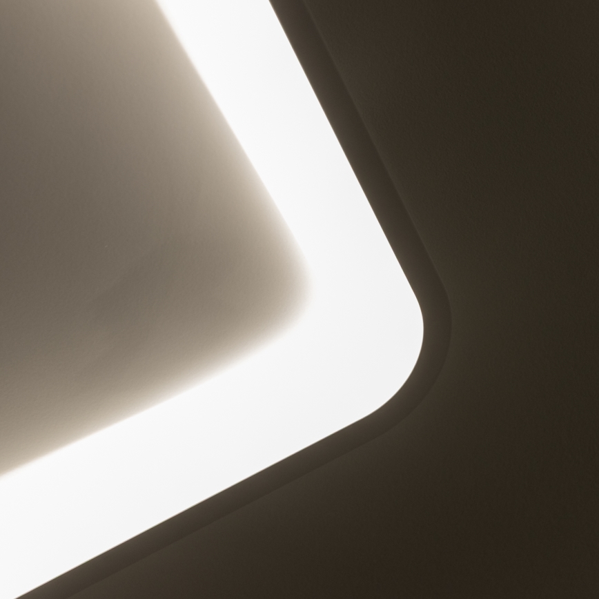 Brilagi - LED dimeriuojamas lubinis šviestuvas FALCON SLIM LED/50W/230V 3000-6500K 50x50 cm baltas + nuotolinis valdymas