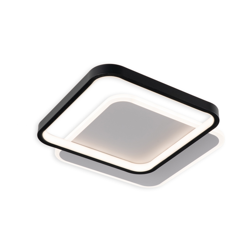 Brilagi - Dimeriuojamas LED lubų šviestuvas FLARE LED/43W/230V 3000-6000K 39,5x45 cm balta/juoda + su nuotoliniu pultu