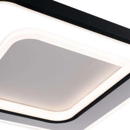 Brilagi - Dimeriuojamas LED lubų šviestuvas FLARE LED/43W/230V 3000-6000K 39,5x45 cm balta/juoda + su nuotoliniu pultu