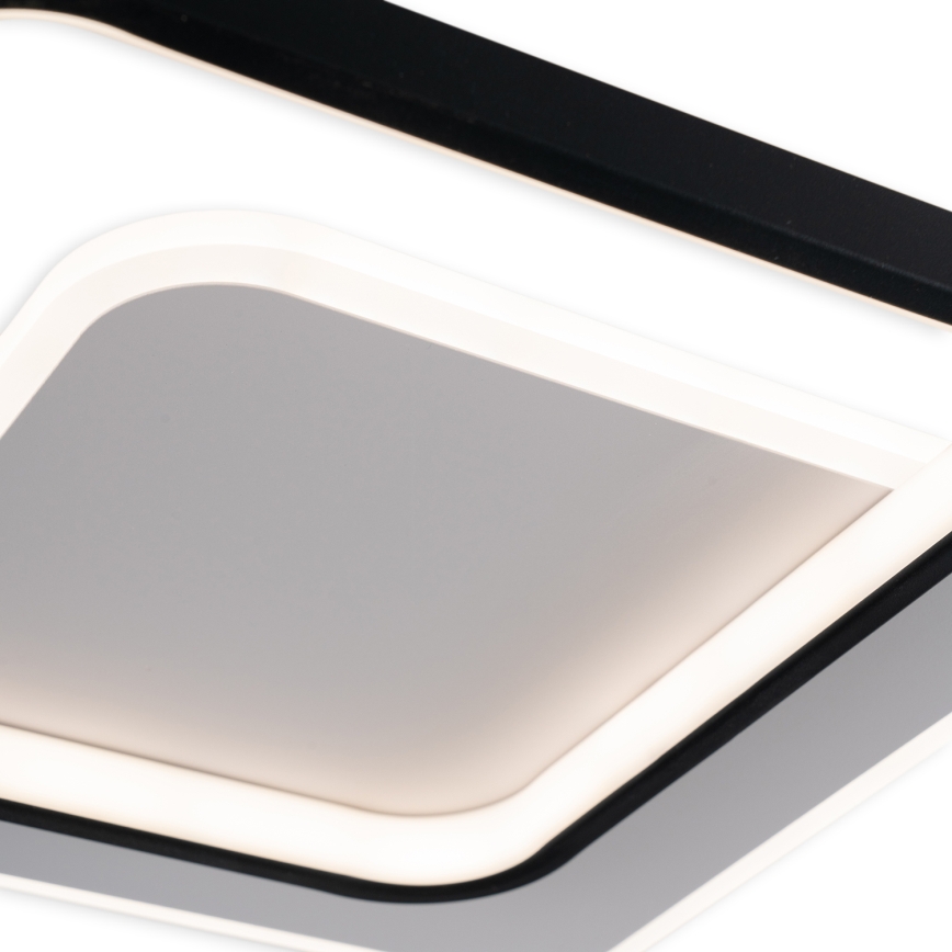 Brilagi - Dimeriuojamas LED lubų šviestuvas FLARE LED/43W/230V 3000-6000K 39,5x45 cm balta/juoda + su nuotoliniu pultu
