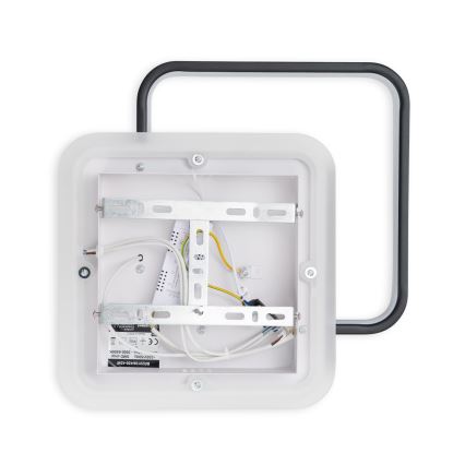 Brilagi - Dimeriuojamas LED lubų šviestuvas FLARE LED/43W/230V 3000-6000K 39,5x45 cm balta/juoda + su nuotoliniu pultu