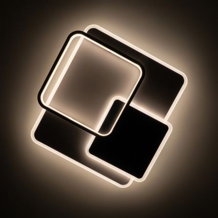 Brilagi - reguliuojamas LED lubinis šviestuvas FLARE LED/64W/230V 45x45 cm 3000/4000/6000K + nuotolinio valdymo pultas