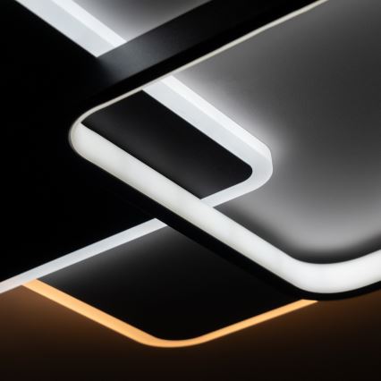 Brilagi - reguliuojamas LED lubinis šviestuvas FLARE LED/64W/230V 45x45 cm 3000/4000/6000K + nuotolinio valdymo pultas