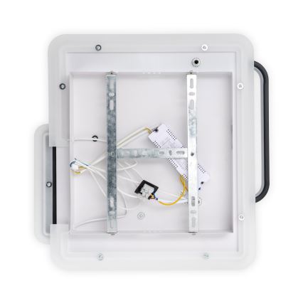 Brilagi - Dimeriuojamas LED lubų šviestuvas FLARE LED/64W/230V 3000-6000K 45x45 cm balta/juoda + su nuotoliniu valdymu