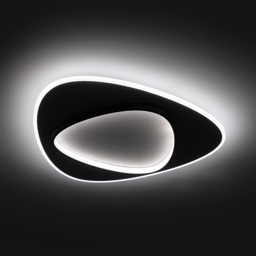 Brilagi - Dimeriuojamas LED lubų šviestuvas FLARE LED/70W/230V 3000-6000K 55x55 cm baltas/juodas + nuotolinis valdymas