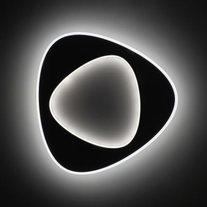 Brilagi - Dimeriuojamas LED lubų šviestuvas FLARE LED/70W/230V 3000-6000K 55x55 cm baltas/juodas + nuotolinis valdymas