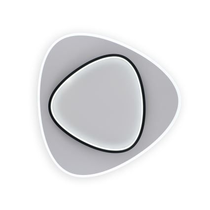 Brilagi - Dimeriuojamas LED lubų šviestuvas FLARE LED/70W/230V 3000-6000K 55x55 cm baltas/juodas + nuotolinis valdymas