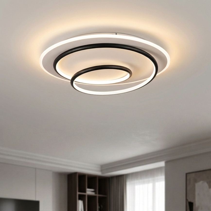 BRILAGI - reguliuojamas LED lubinis šviestuvas FLARE LED/70W/230V 3000-6000K skersmuo 50 cm baltas/juodas + nuotolinis valdymas