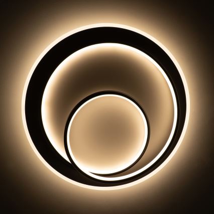 BRILAGI - reguliuojamas LED lubinis šviestuvas FLARE LED/70W/230V 3000-6000K skersmuo 50 cm baltas/juodas + nuotolinis valdymas