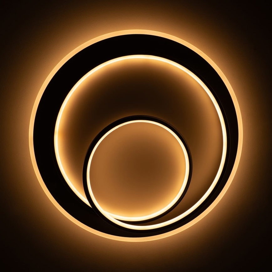BRILAGI - reguliuojamas LED lubinis šviestuvas FLARE LED/70W/230V 3000-6000K skersmuo 50 cm baltas/juodas + nuotolinis valdymas