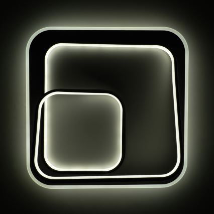 BRILAGI - Dimeriuojamas LED lubinis šviestuvas FLARE LED/81W/230V 3000-6000K 50x50 cm balta/juoda + nuotolinis valdymas