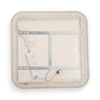 BRILAGI - Dimeriuojamas LED lubinis šviestuvas FLARE LED/81W/230V 3000-6000K 50x50 cm balta/juoda + nuotolinis valdymas