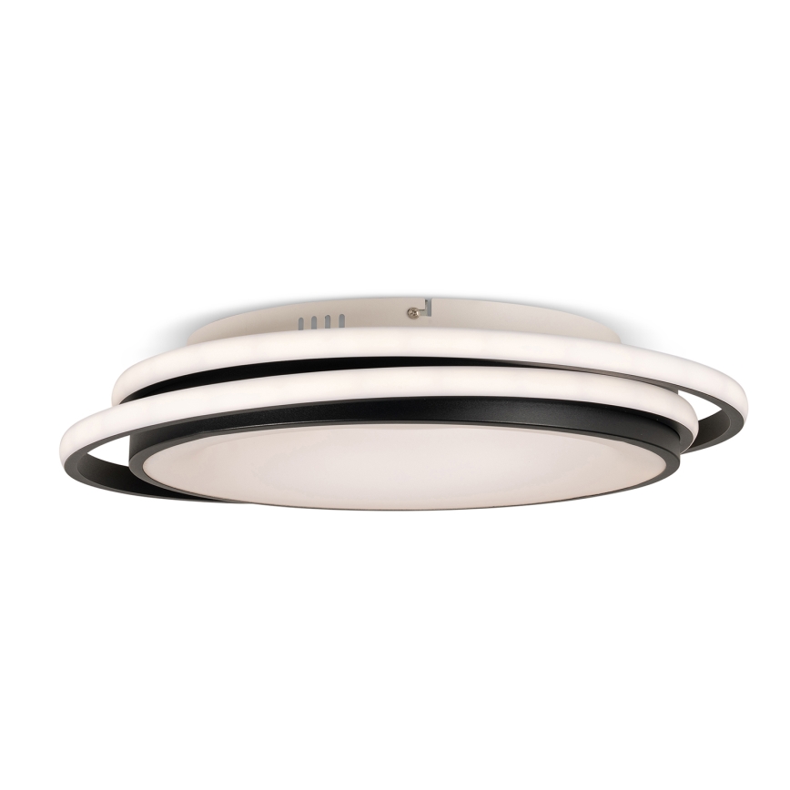 BRILAGI - dimeriuojamas LED lubų šviestuvas FLARE LED/84W/230V 3000-6000K 47x51 cm juodas + nuotolinio valdymo pultas