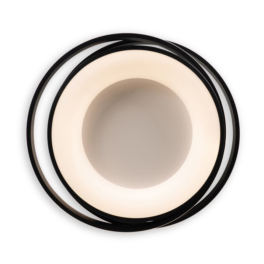 BRILAGI - dimeriuojamas LED lubų šviestuvas FLARE LED/84W/230V 3000-6000K 47x51 cm juodas + nuotolinio valdymo pultas