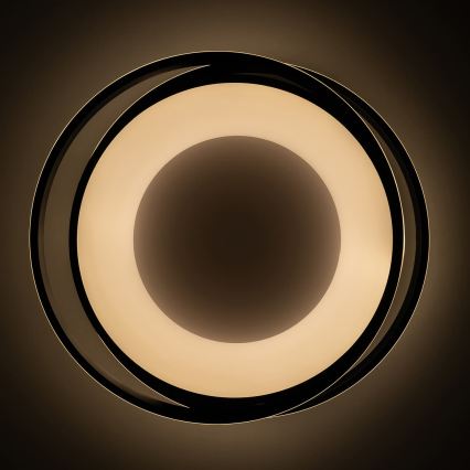 BRILAGI - dimeriuojamas LED lubų šviestuvas FLARE LED/84W/230V 3000-6000K 47x51 cm juodas + nuotolinio valdymo pultas