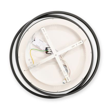 BRILAGI - dimeriuojamas LED lubų šviestuvas FLARE LED/84W/230V 3000-6000K 47x51 cm juodas + nuotolinio valdymo pultas