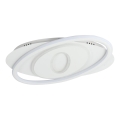 Brilagi - Dimeriuojamas LED lubinis šviestuvas IRIS LED/78W/230V 3000-6000K 37x49 cm baltas + nuotolinio valdymo pultas