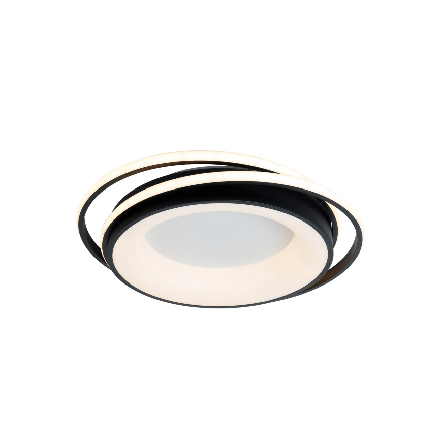 Brilagi - Dimeriuojamas LED lubinis šviestuvas IRIS LED/84W/230V 3000-6000K 47x51 cm juodas + su nuotoliniu pulteliu