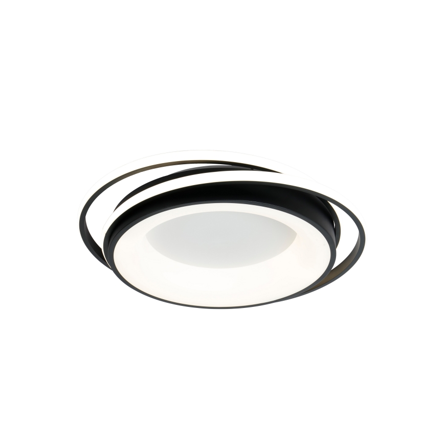 Brilagi - Dimeriuojamas LED lubinis šviestuvas IRIS LED/84W/230V 3000-6000K 47x51 cm juodas + su nuotoliniu pulteliu