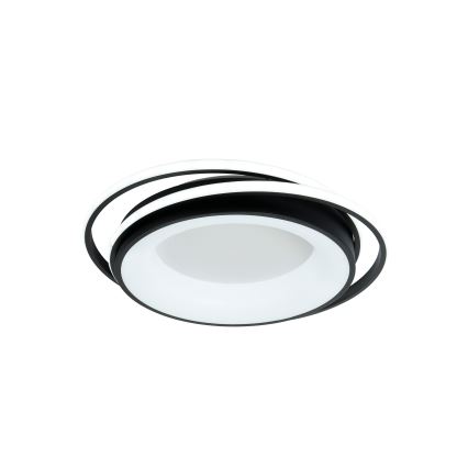 Brilagi - Dimeriuojamas LED lubinis šviestuvas IRIS LED/84W/230V 3000-6000K 47x51 cm juodas + su nuotoliniu pulteliu