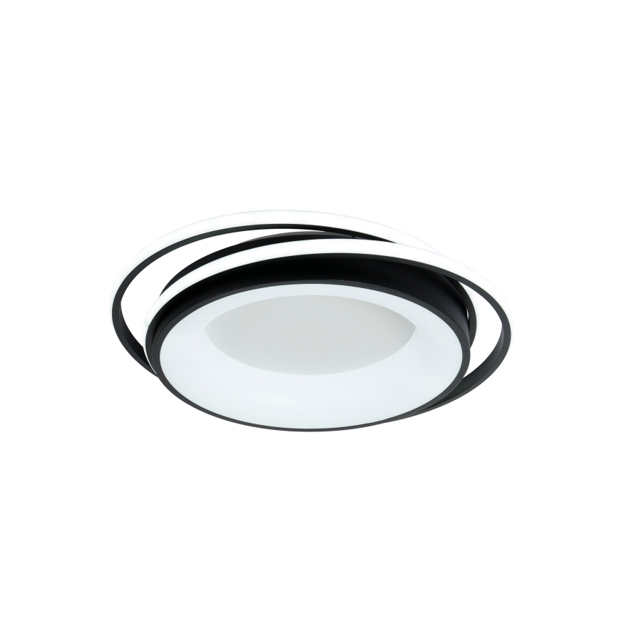 Brilagi - Dimeriuojamas LED lubinis šviestuvas IRIS LED/84W/230V 3000-6000K 47x51 cm juodas + su nuotoliniu pulteliu