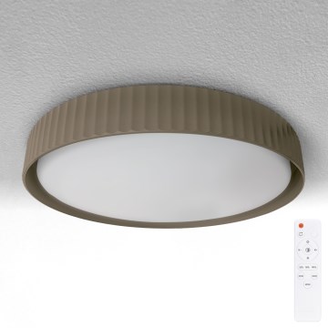 Brilagi - Dimeriuojamas LED lubinis šviestuvas LUCIA LED/48W/230V 3000-6500K skersmuo 41 cm taupe + nuotolinis valdymas