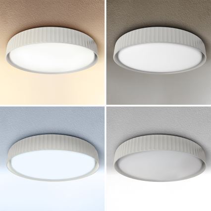 Brilagi - dimeriuojamas LED lubų šviestuvas LUCIA LED/48W/230V 3000–6500 K skersmuo 41 cm baltas + nuotolinis valdymas