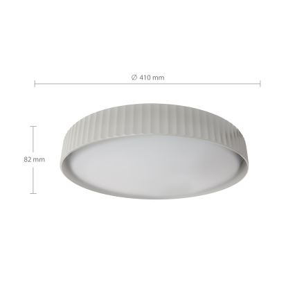 Brilagi - dimeriuojamas LED lubų šviestuvas LUCIA LED/48W/230V 3000–6500 K skersmuo 41 cm baltas + nuotolinis valdymas