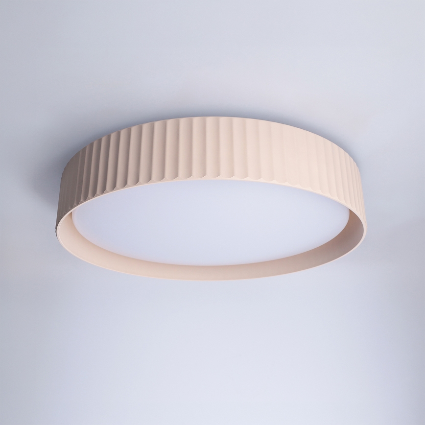 Brilagi - LUCIA dimeriuojamas LED lubinis šviestuvas LED/48W/230V 3000–6500K skersmuo 41 cm smėlio spalvos + nuotolinis valdymas