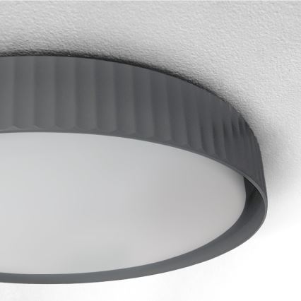 Brilagi - reguliuojamas LED lubų šviestuvas LUCIA LED/60W/230V 3000–6500K skersmuo 59 cm pilkas + su nuotolinio valdymo pultu