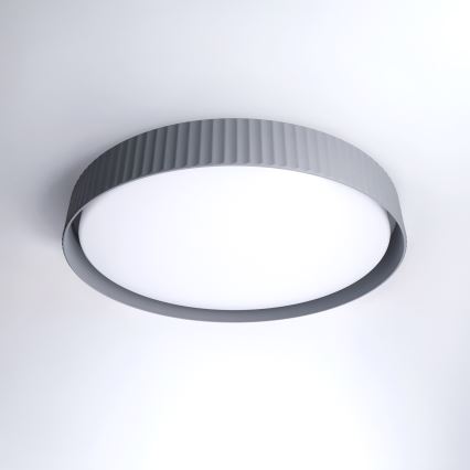 Brilagi - reguliuojamas LED lubų šviestuvas LUCIA LED/60W/230V 3000–6500K skersmuo 59 cm pilkas + su nuotolinio valdymo pultu