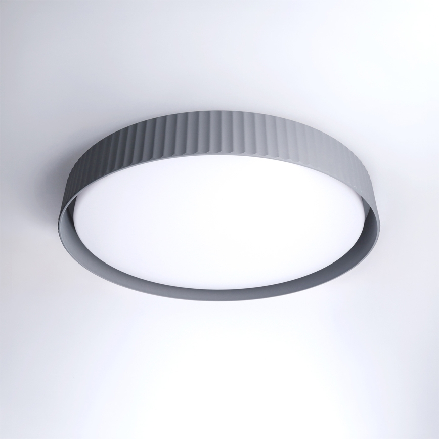 Brilagi - reguliuojamas LED lubų šviestuvas LUCIA LED/60W/230V 3000–6500K skersmuo 59 cm pilkas + su nuotolinio valdymo pultu