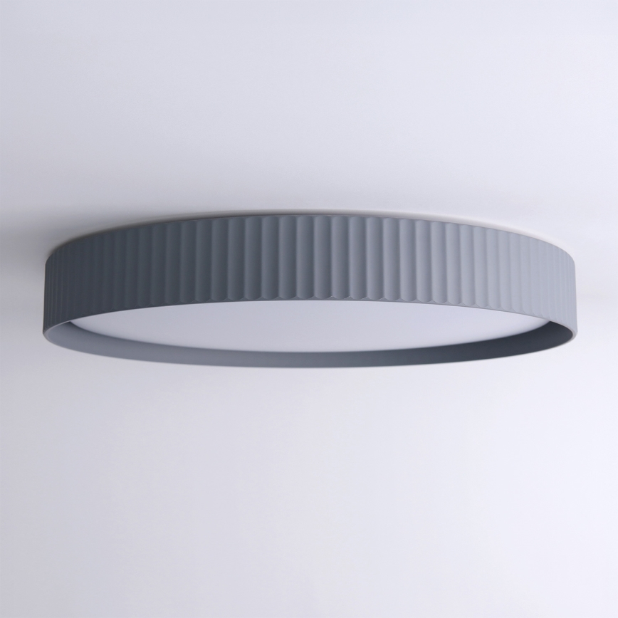 Brilagi - reguliuojamas LED lubų šviestuvas LUCIA LED/60W/230V 3000–6500K skersmuo 59 cm pilkas + su nuotolinio valdymo pultu